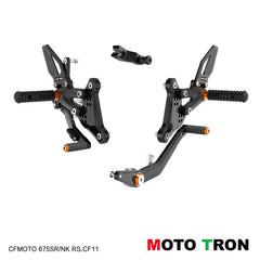 MOTO-TRON Rearsets for CFMOTO 675 SS (2024+) / 675 NK (2025+)