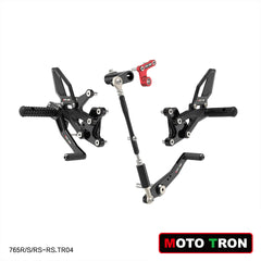 MOTO-TRON Rearsets for Triumph 765 R/RS/Moto2 (2024+)