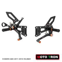 MOTO-TRON Rearsets for BMW S 1000 RR(2011-2014) / S 1000 R(2011-2016) ABS