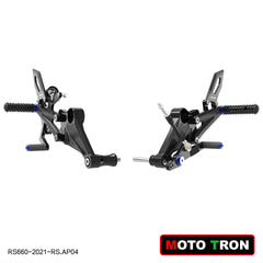 MOTO-TRON Rearsets for Aprilia RS660 (2021+)