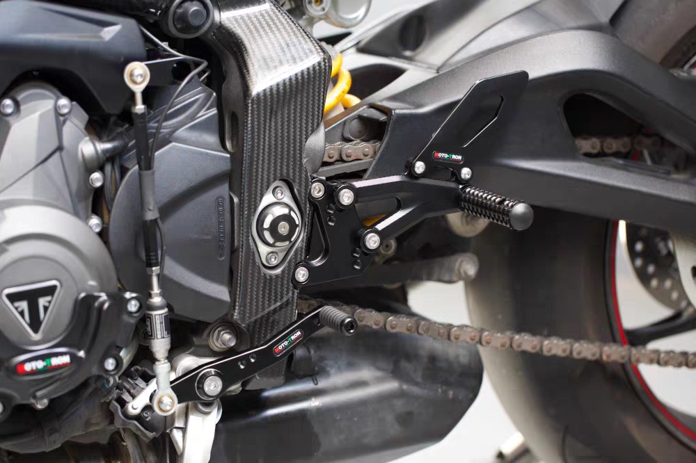 MOTO-TRON Rearsets for Triumph 765 R/RS/Moto2 (2024+)