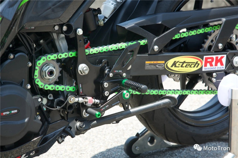 MOTO-TRON Rearset Riser Plate for KAWASAKI NINJA 400/500ZX4-R/RR (2023+)