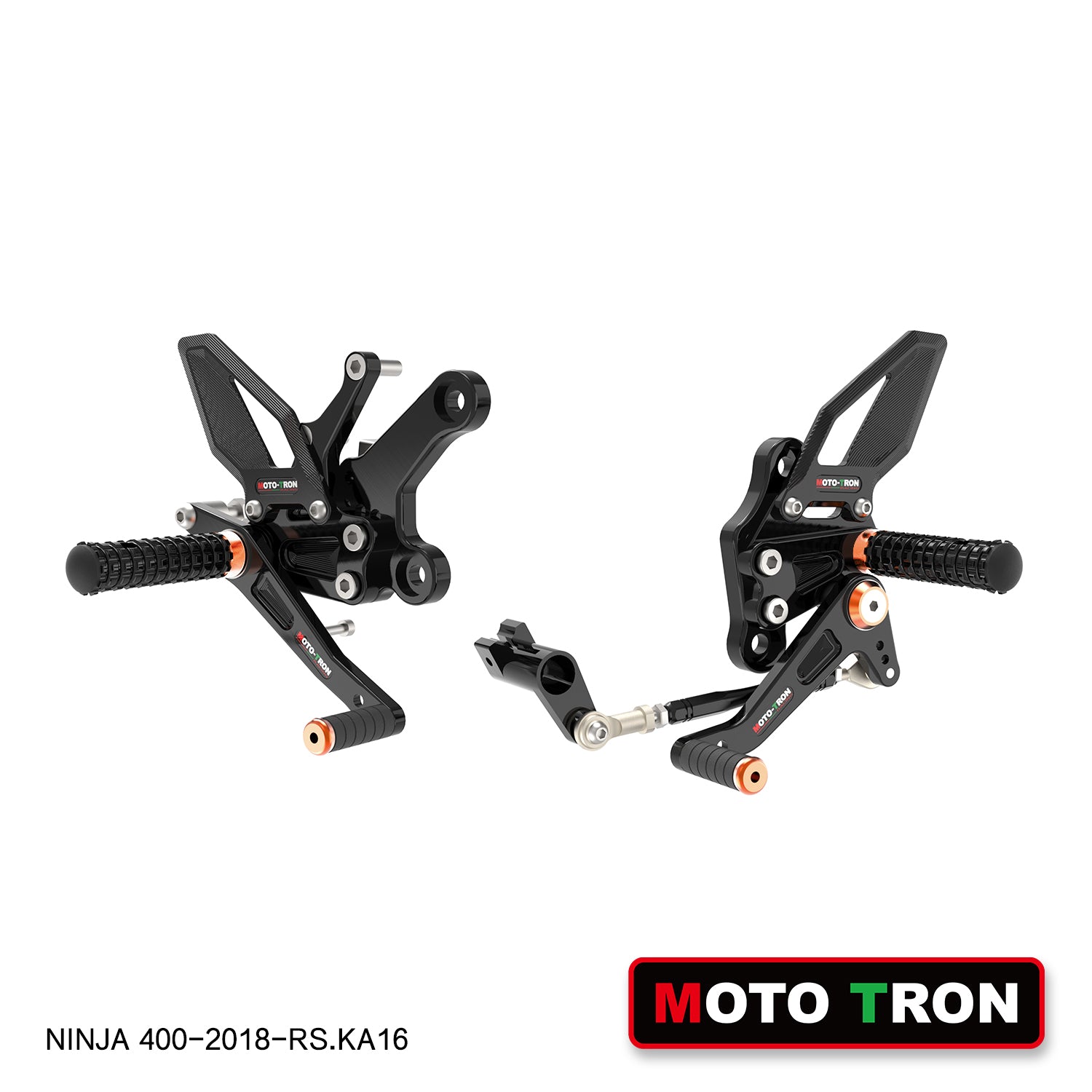 MOTO-TRON Rearsets for KAWASAKI NINJA 400/500 (2018+)