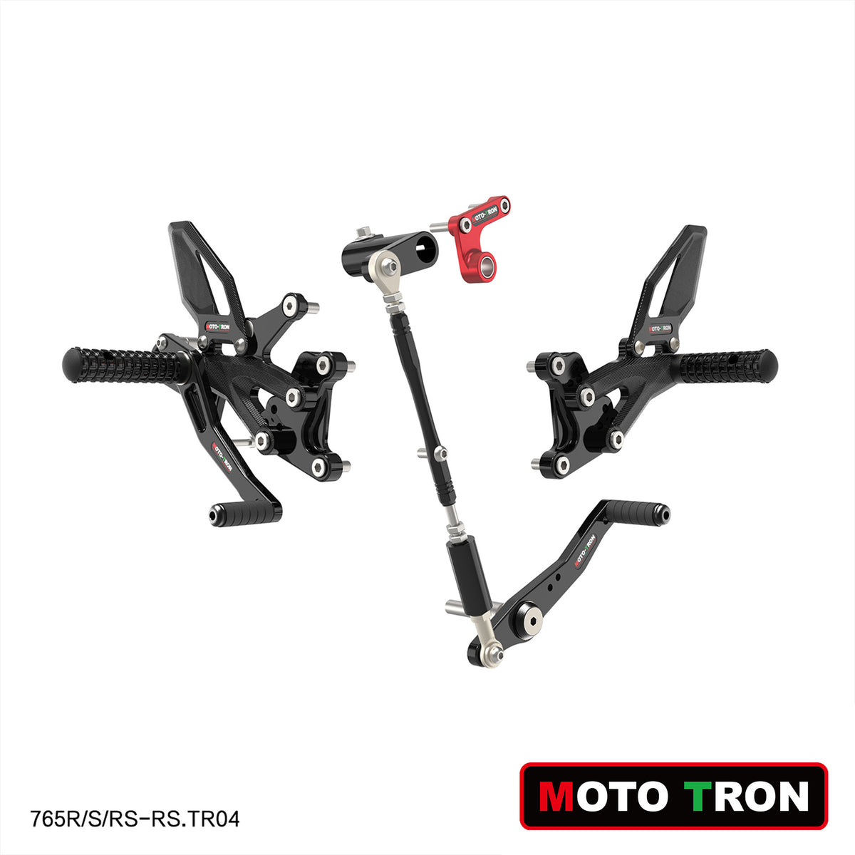 MOTO-TRON Rearsets for Triumph 765 R/RS/Moto2 (2024+)