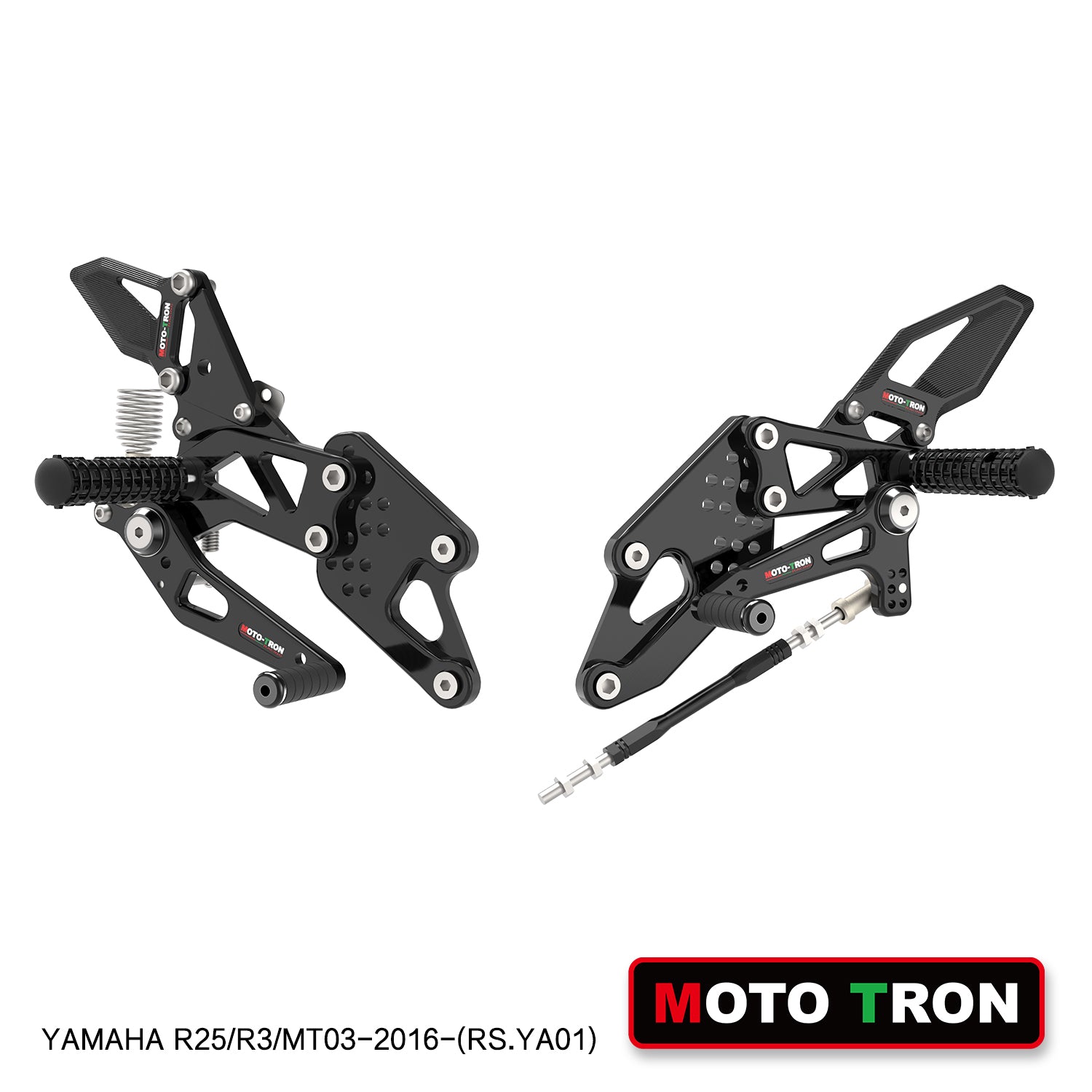 MOTO-TRON Rearsets for YAMAHA MT-03/R3 (2016+)