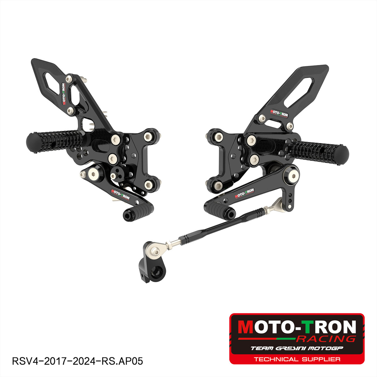 MOTO-TRON Rearsets for Aprilia RSV4 (2017+)