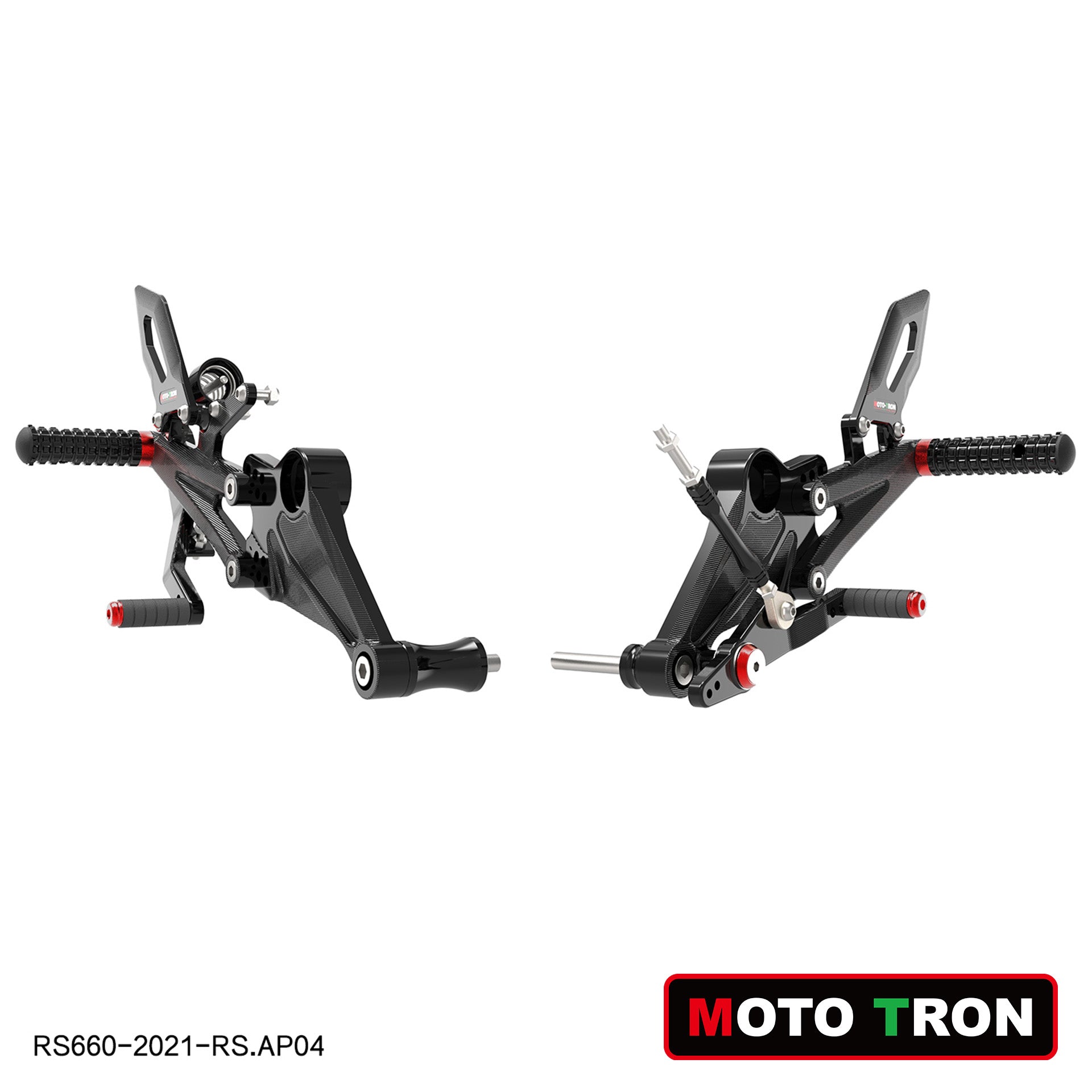 MOTO-TRON Rearsets for Aprilia RS660 (2021+)