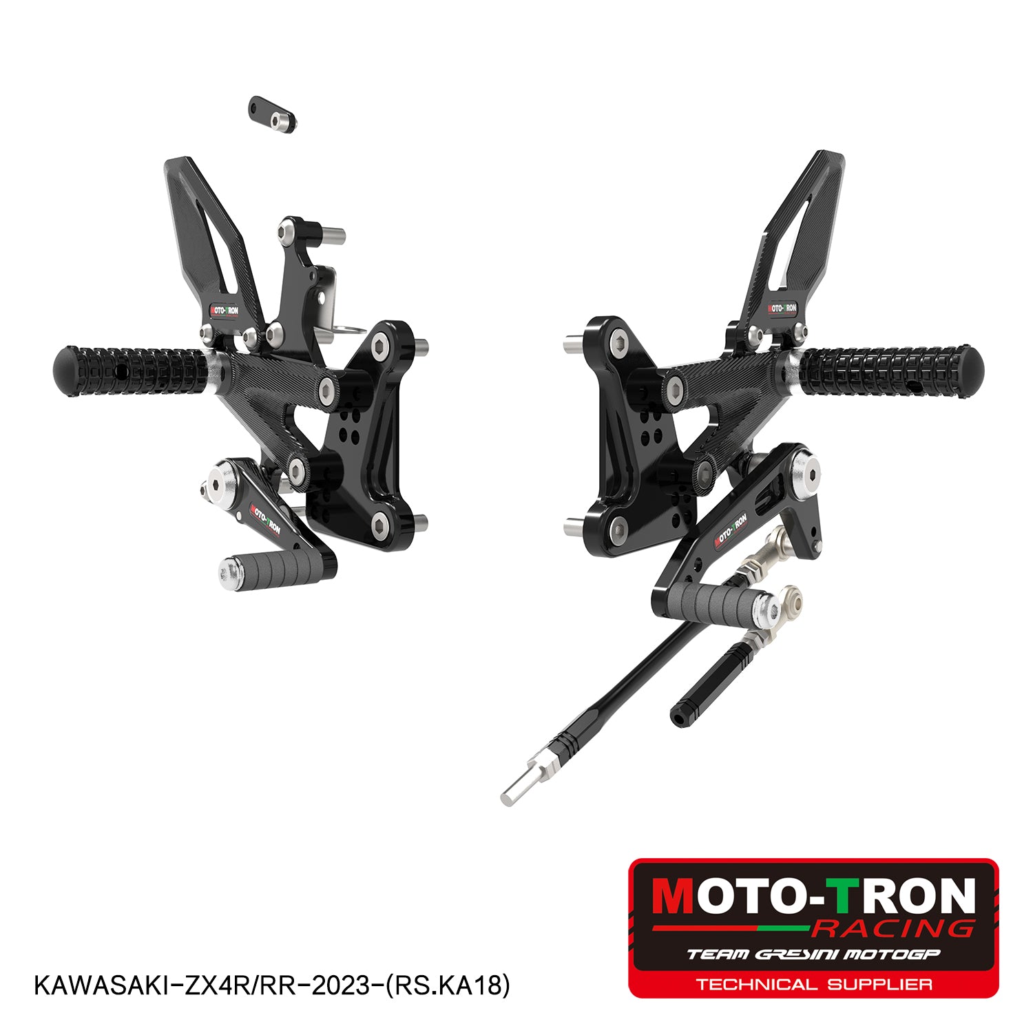 MOTO-TRON Rearsets for KAWASAKI ZX-4R/RR (2023+)
