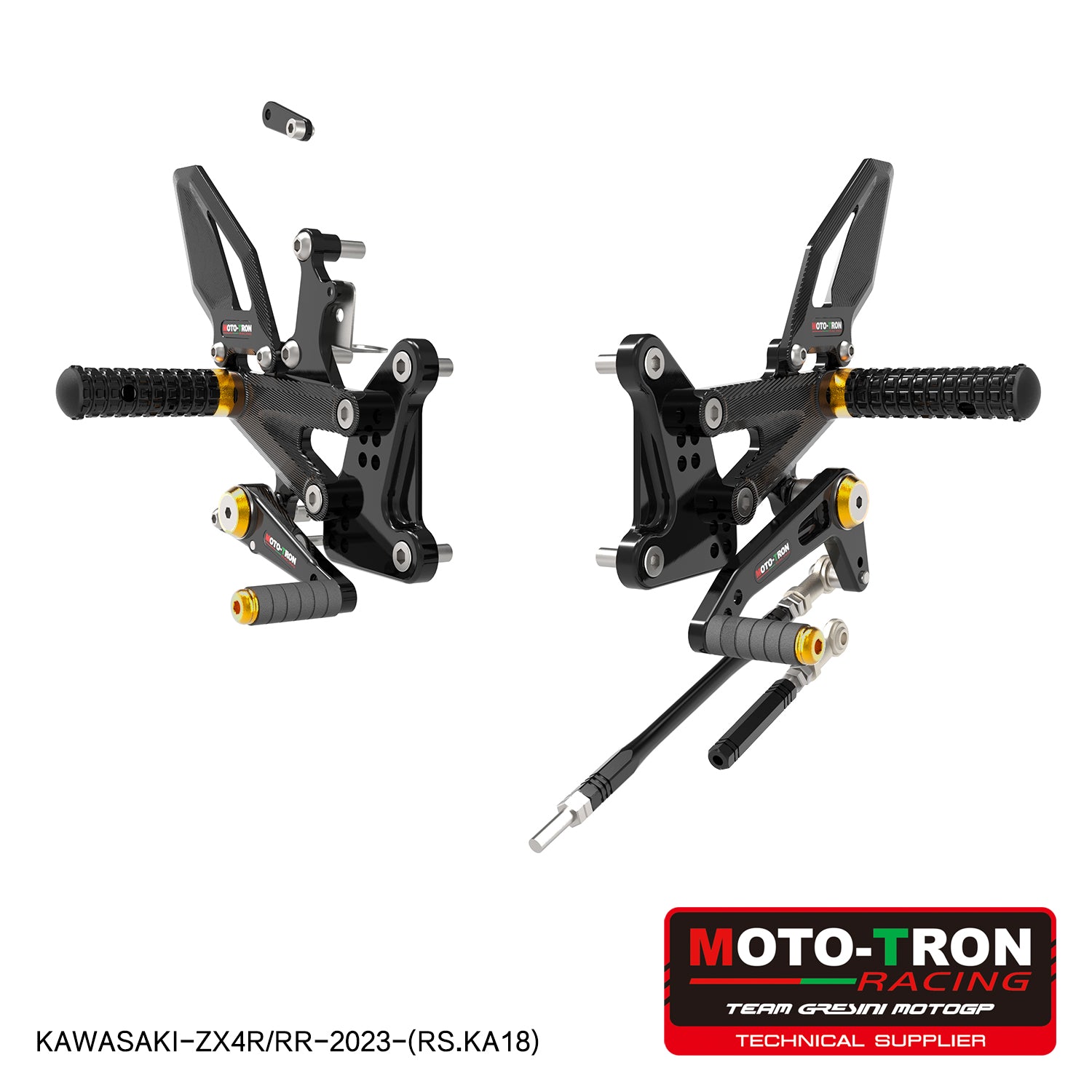 MOTO-TRON Rearsets for KAWASAKI ZX-4R/RR (2023+)