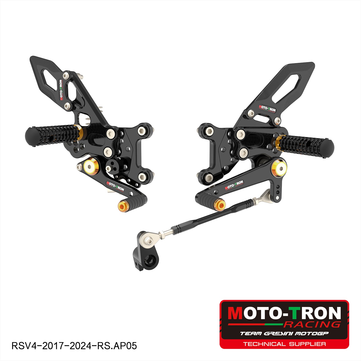 MOTO-TRON Rearsets for Aprilia RSV4 (2017+)