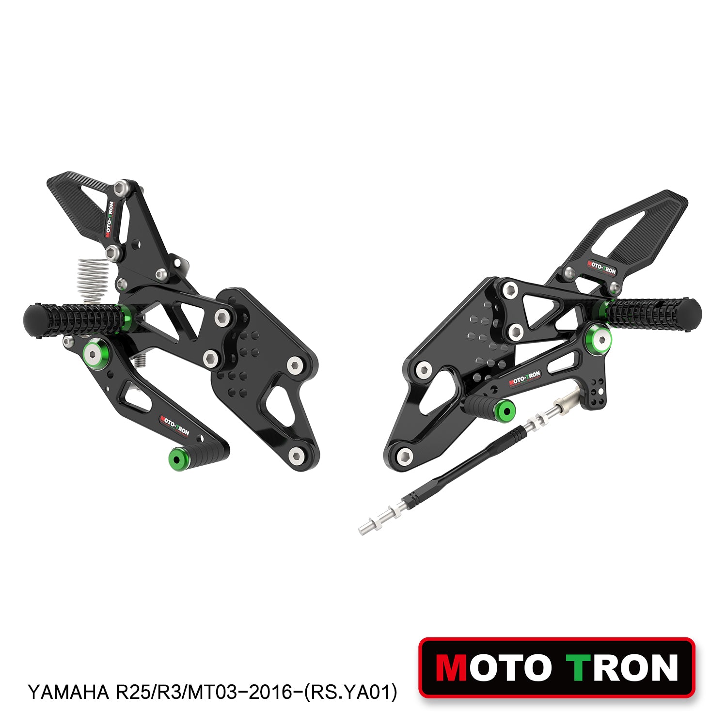 MOTO-TRON Rearsets for YAMAHA MT-03/R3 (2016+)