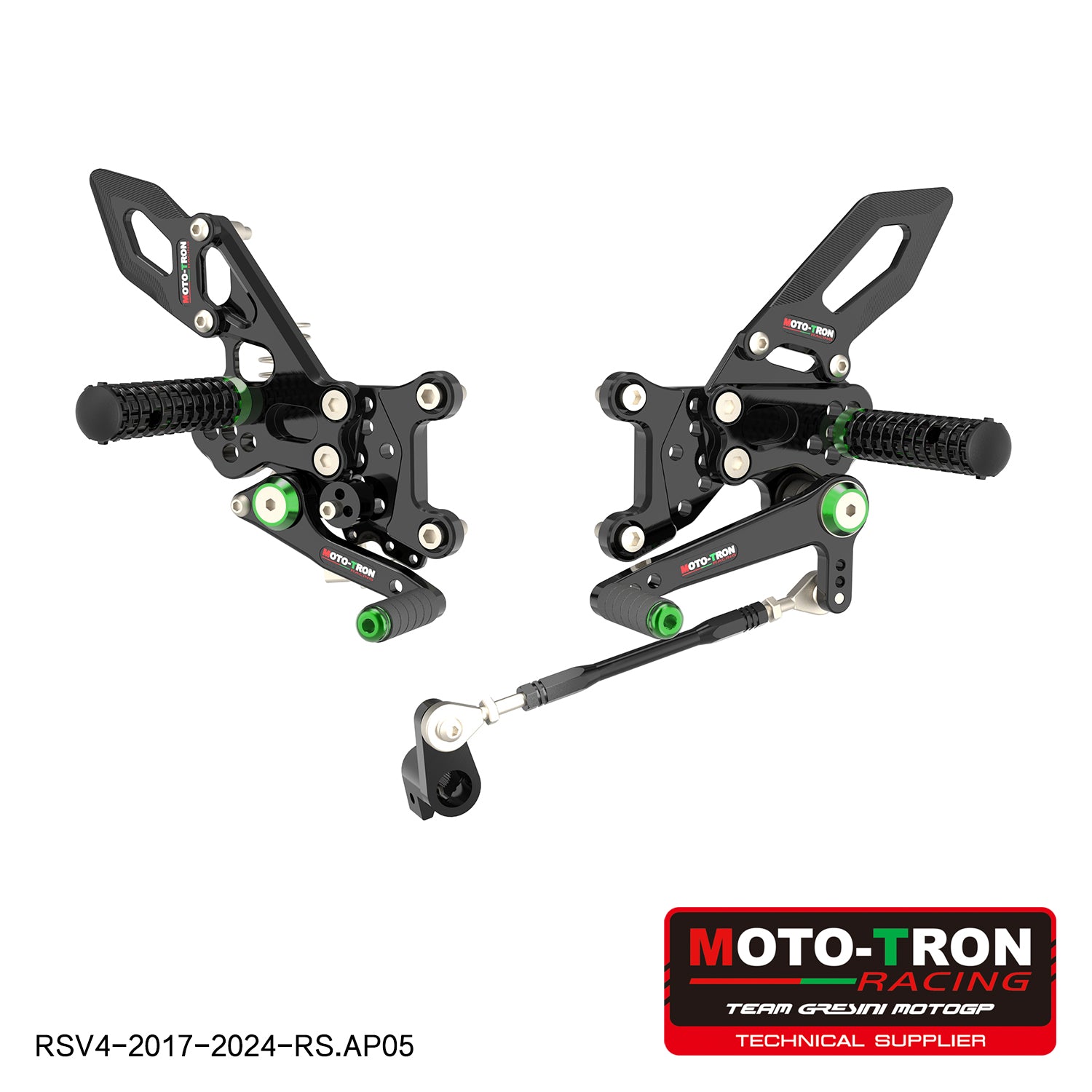 MOTO-TRON Rearsets for Aprilia RSV4 (2017+)