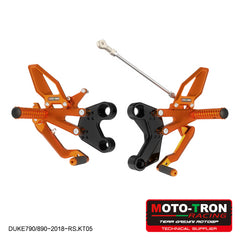 MOTO-TRON Rearsets for KTM Duke 790/890 (2018-2024)