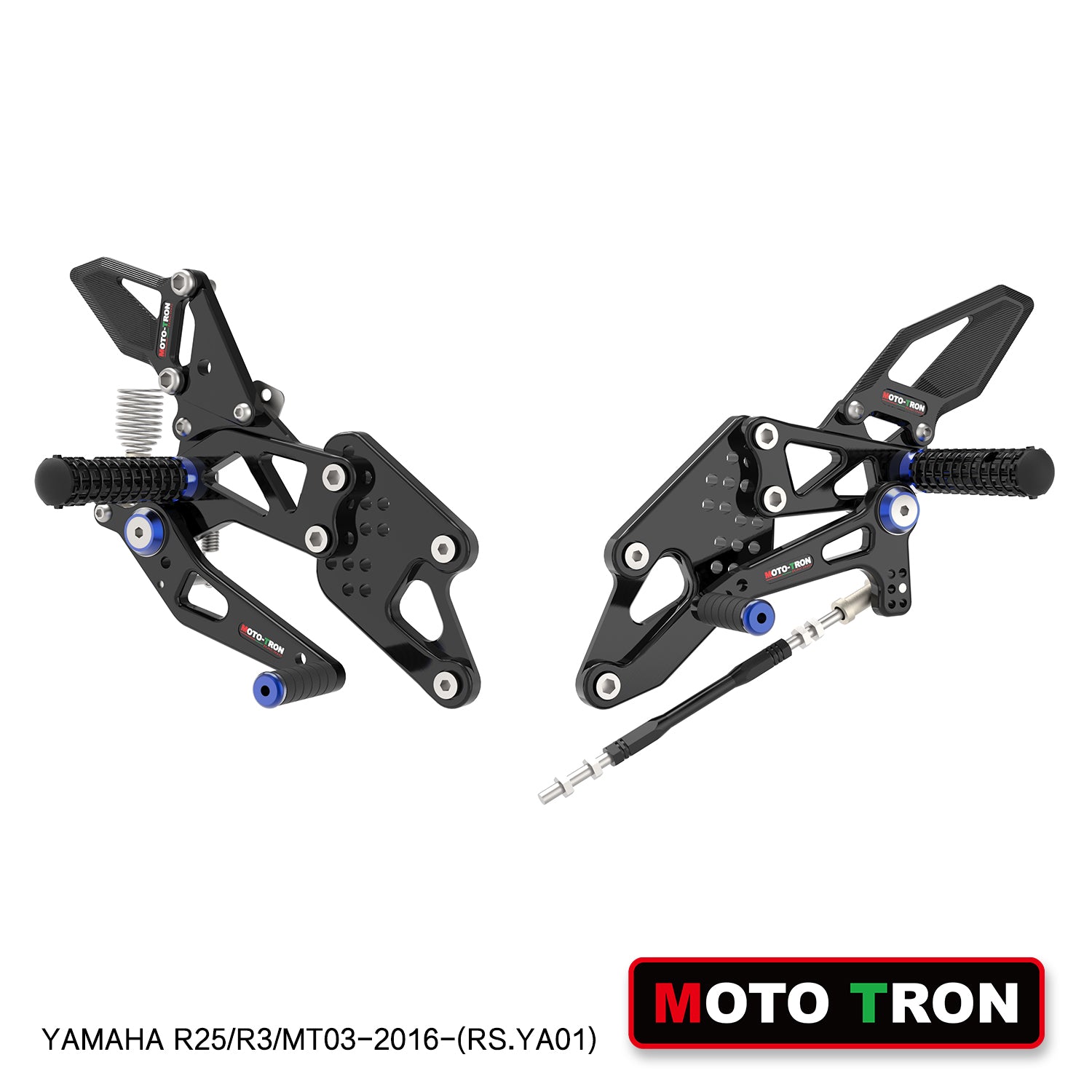 MOTO-TRON Rearsets for YAMAHA MT-03/R3 (2016+)