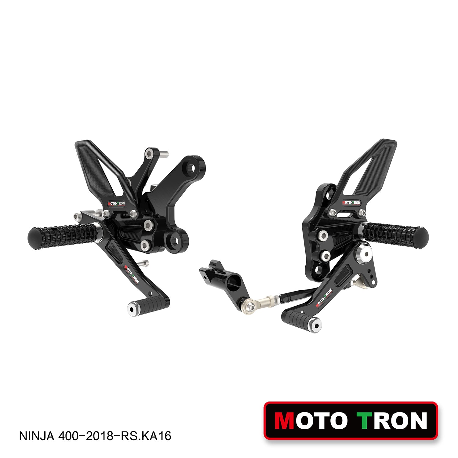 MOTO-TRON Rearsets for KAWASAKI NINJA 400/500 (2018+)