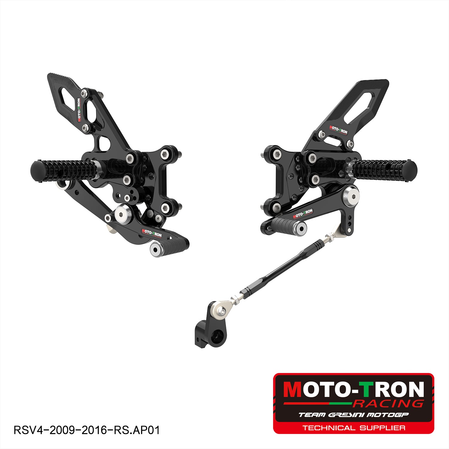 MOTO-TRON Rearsets for Aprilia RSV4 (2009-2016)