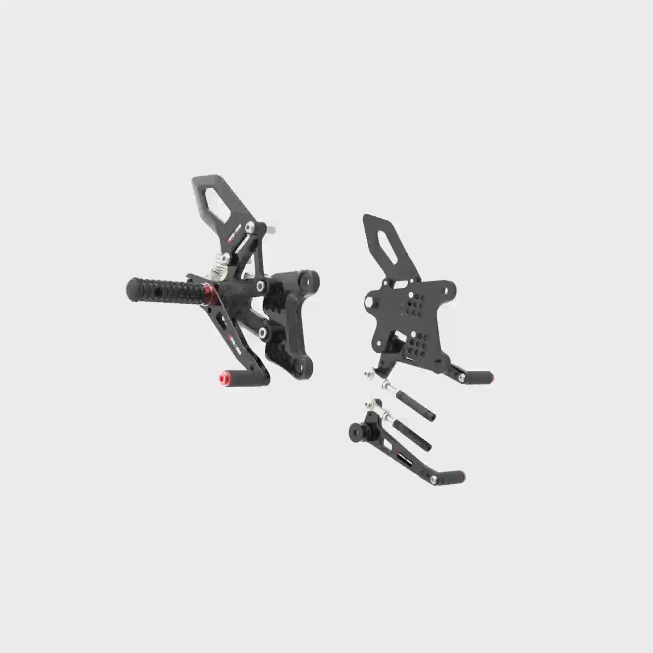 MOTO-TRON Rearsets for KAWASAKI ZX-6R (2009+)